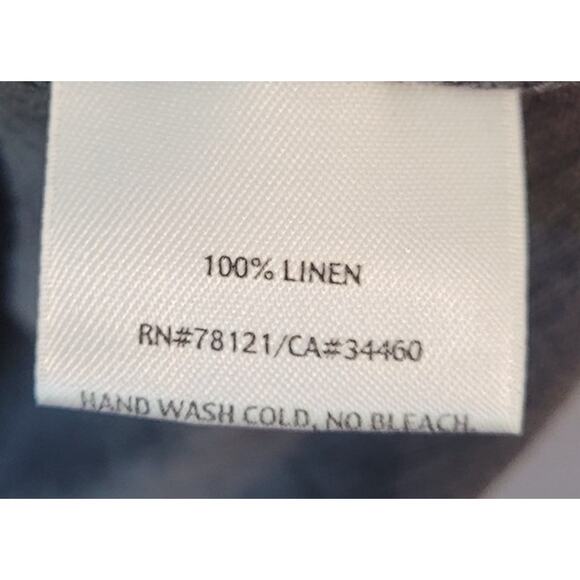 Eileen Fisher Organic Linen Jersey Long Tank Mink Gray Large - Picture 7 of 7